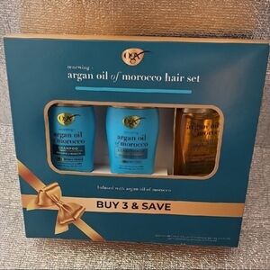 Argan Oil of Morocco Hair Set - Blue and Gold